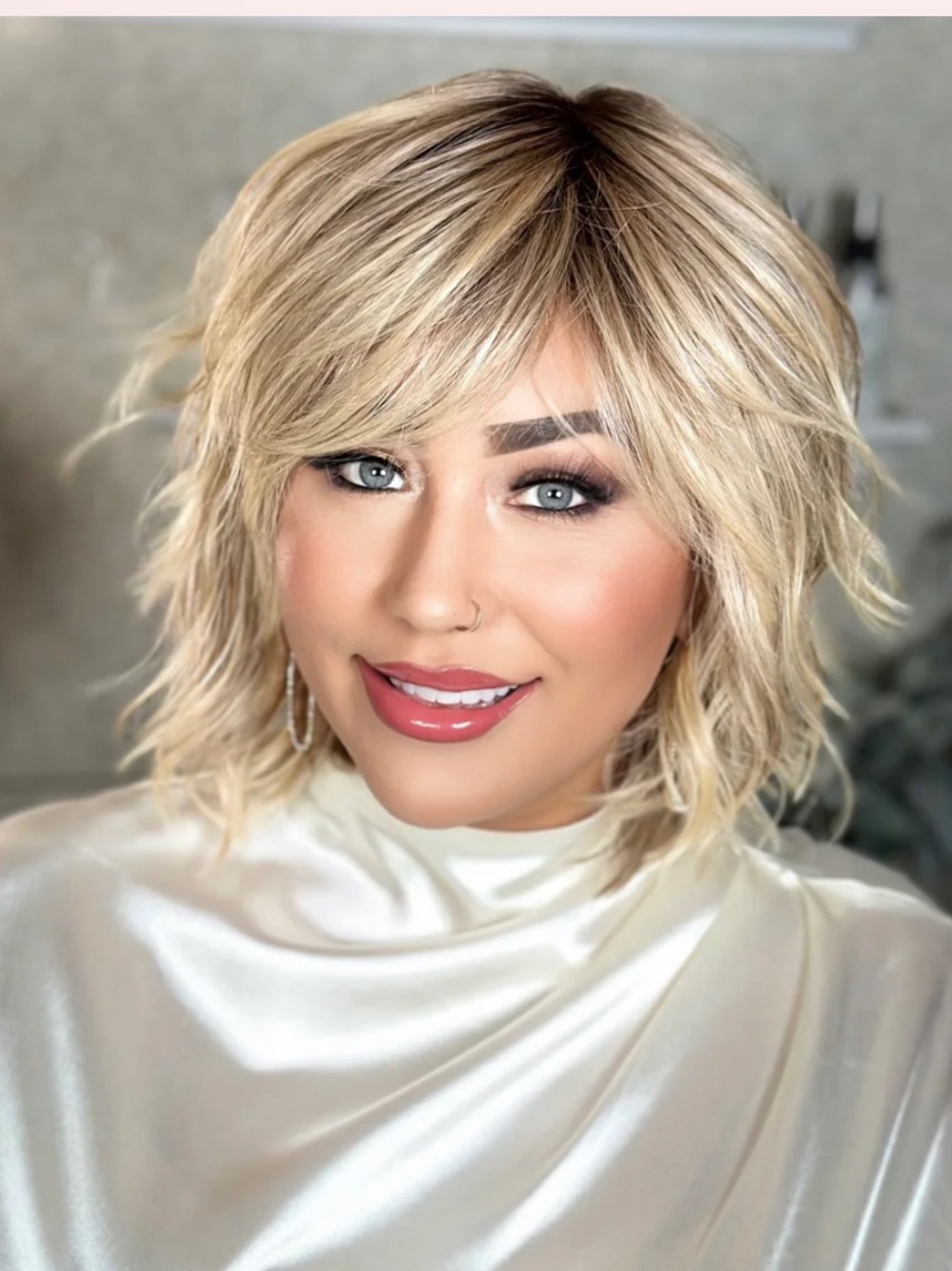 SOMA NEW WITH TAGS!! FULL THROTTLE IN SUNLTE BEIGE SYNTHETIC-WIG NEW IN BOX!!!!!